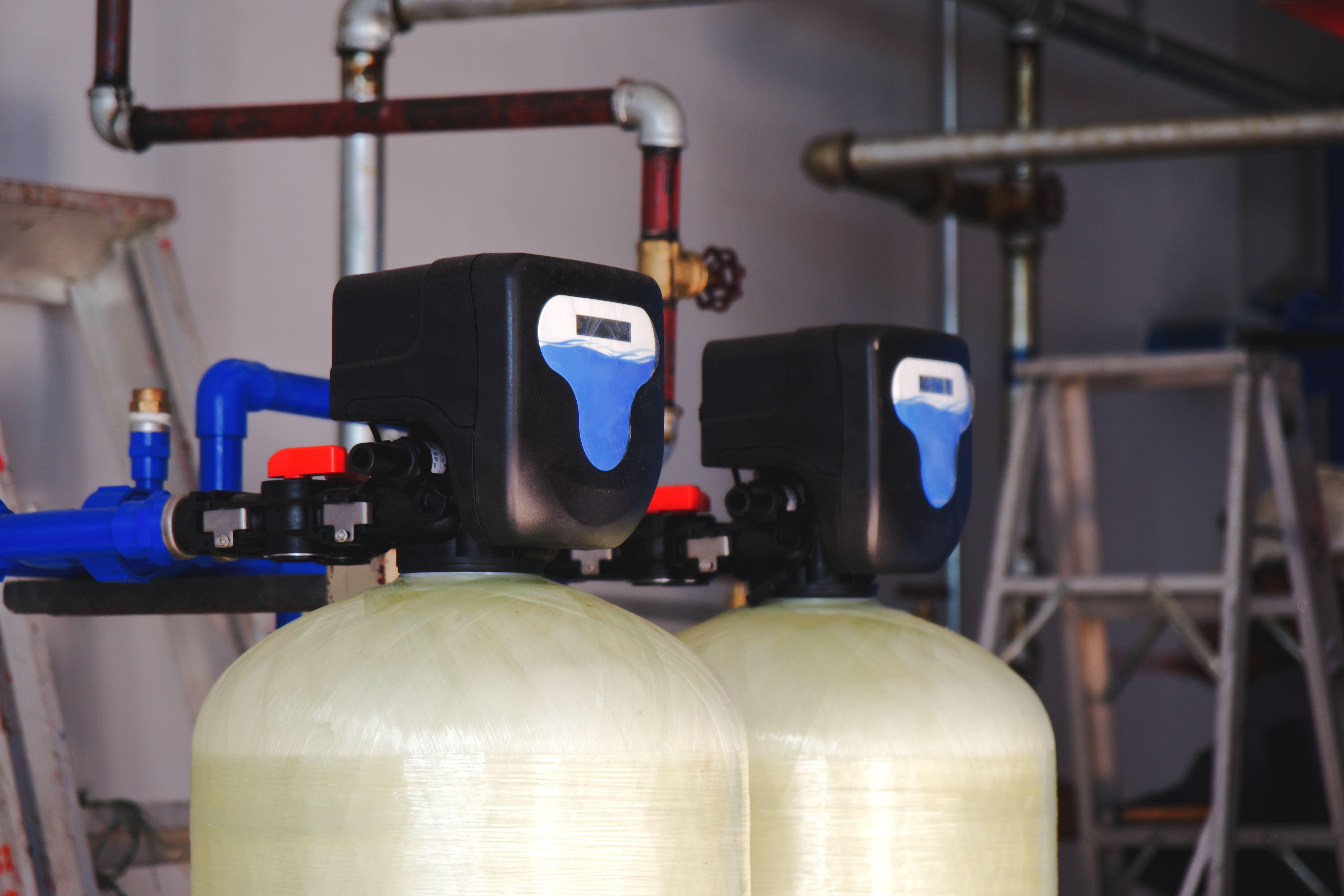 A WyattWorks insalled water softener - contact us today to learn more about our water filter services in Seven Hills, OH.