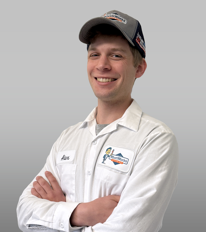 WyattWorks Cleveland West Side Alex Puff Plumbing Technician