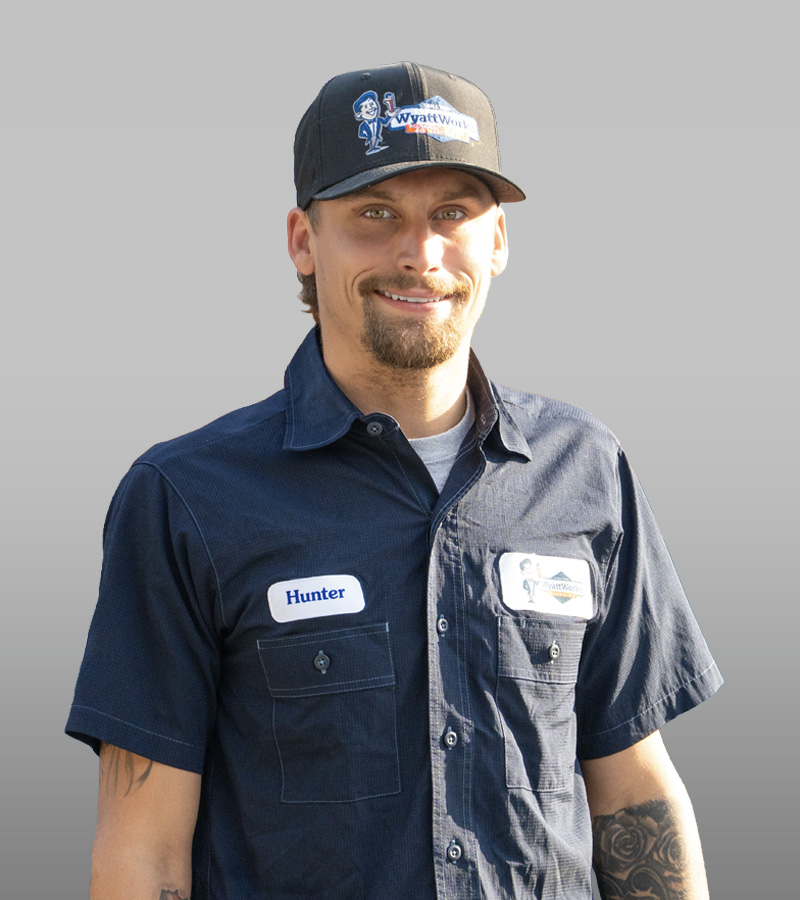 WyattWorks North Charlotte Hunter Leonard Plumbing Service Technician